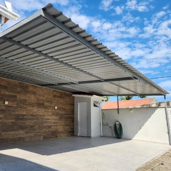 Cobertura de Telha Metálica Simples - Toldos São João da Boa Vista